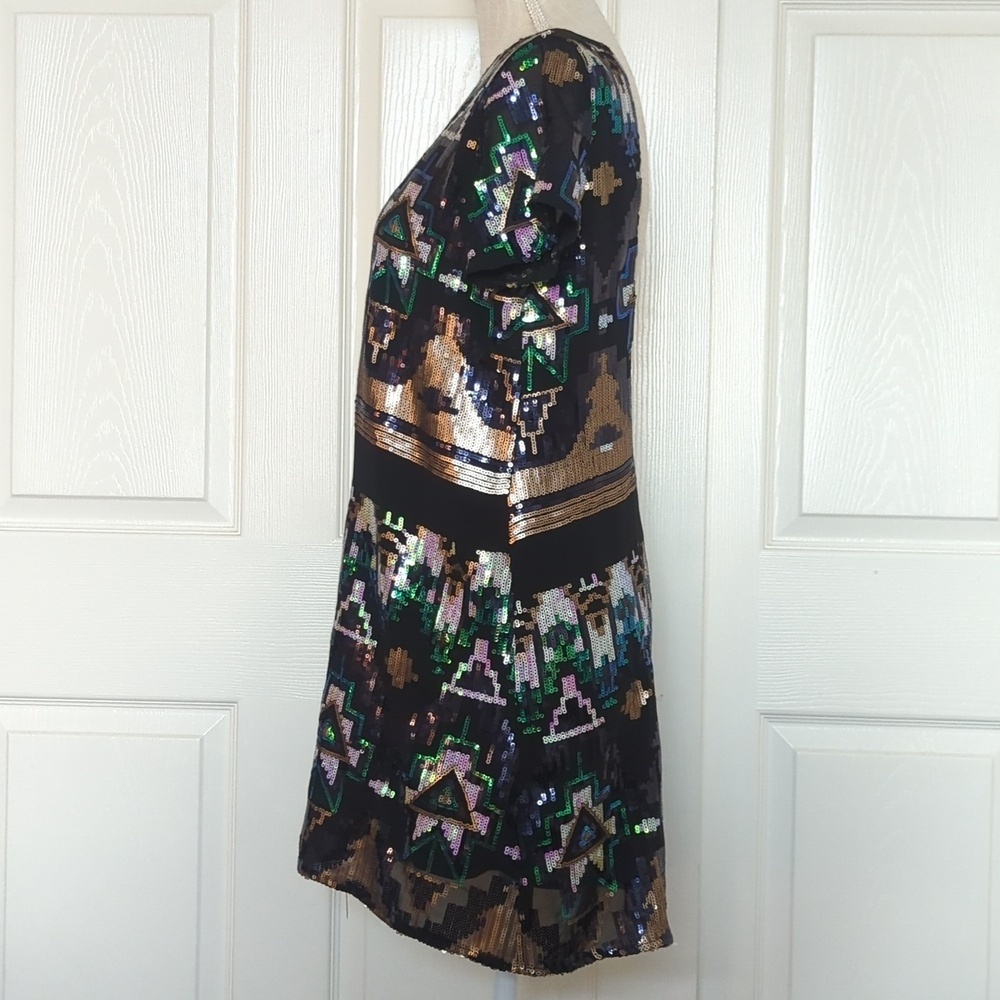 Show Me Your MuMu Black Geometric Mini Dress - Picture 5 of 9
